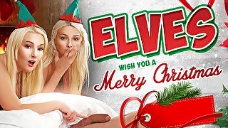 Karol Lilien And Lovita Fate In Elves Wish You A Merry Christmas