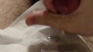 More Masturbating and Cumming on Tissues