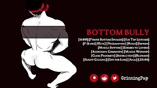 [Audio] Your Muscular Bully Is A Needy Bottom