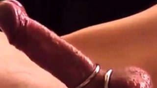 Cock closeup twitching and cuming compilation