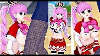 【エロゲーコイカツ！】ワンピース(ONE PIECE) ペローナ3DCG巨乳アニメ動画[Hentai Game Koikatsu! ONE PIECE Perona(Anime 3DCG Video)