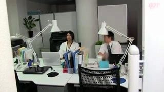 Sensuous Japanese milf enjoys a wild fucking in the office