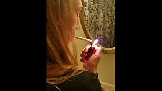 Step Mom Smoking Fucked Doggy Style In Bathroom