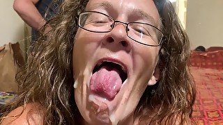 Wife Takes Two Oral Creampies