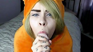 Tattooed girl cosplay umaru chan