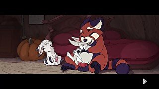 red panda fucks hot bunny hot yiff animation