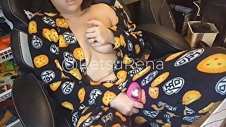 Tattooed Anime MILF plays with her PUSSY with FINGERING TOY