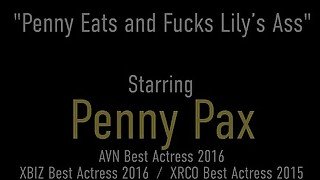 Rimming Redhead Penny Pax Licks Lily LaBeau's Cute Lil Ass!