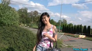 Hot Asian chick loves girthy cock