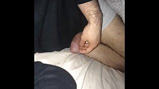 Stroking Big Cock Male Solo