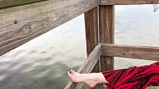 Public Feet on the Pier in St. Pete