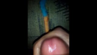 Cumming A Little On A Sour Gummy Worm