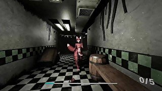 24/7 NIGHTSHIFTS RUNNING FROM HOT FEMBOY FOX FROM FNAF