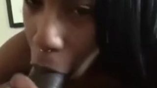 Beautiful Black woman BBC POV BJ