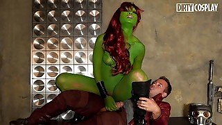 DIRTY COSPLAY - Honey Gold & Chad White - Cumora gets the d.