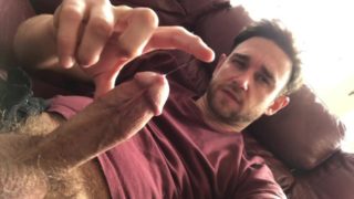 endless cum - dirty talking with my big cock eating my own cum close up