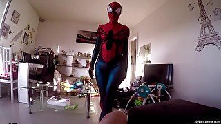 100 Spidergirl Want Cum On Face Zentai - Sex Movies Featuring Sexy Tights