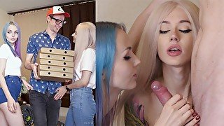 No Cash And Sex With Pizza Delivery Guy 4K suck babe pornstar best videos