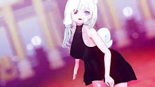 【MMD R18 /4K】《Inukko (犬娘)》~《Black Mamba (aespa)》