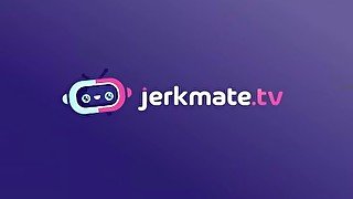 Lesbians Using A Huge Dildo To Fuck a Tiny Blonde Ass Live On Jerkmate Cam Show