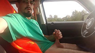 Public Car Masturbation With No Lube