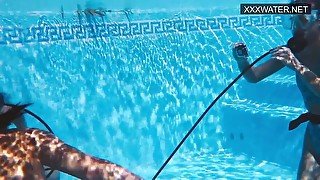 Hardcore Swimming Pool Fucking Big Dick With Polina