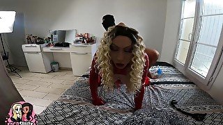 Getting fucked by a BBC till sissygasm