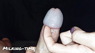 Amazing Intense Mushroom Glans Tickling.  Our Rudest Video yet! (Milking-time)