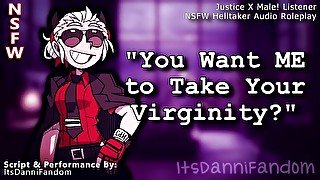 【NSFW Helltaker Audio Roleplay】 Justice Rides Your Cock & Takes Your V-Card~ 【F4M】