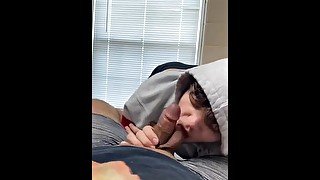 Twink Wants Both Cock At Balls In His Mouth