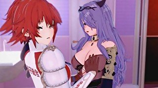 Fire Emblem Fates Hentai 3D (Lesbian) - Camilla x Hinoka