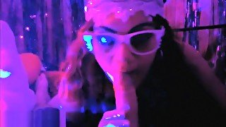 Night Club Red Light Districts VIP Room POV Tourist SUCK & FUCK Cum Swallow