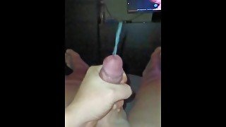 Slow motion cumshot