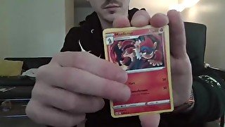 Opening a Pack of Trading Cards