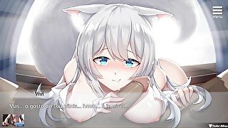 Living together with Fox Demon - Kitsune wake you up while sucking your dick and more hentai