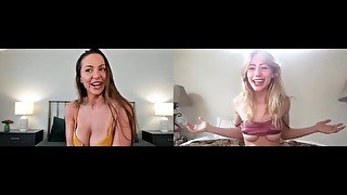 Orgasms With Ivy, We Missed Each Other So Much We Scheduled A Video Chat To Masturbate Together