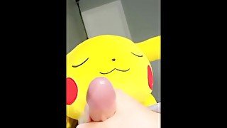 Pov:Femboy cums all over his Plushie