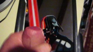 éjac sur mon miroir Star Wars Dark Vador