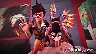 Overwatch Shy Mercy Getting Fucked And Creampied