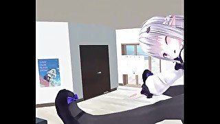 Lady snow‚ Ready growǃ VRChat Giantess shrink