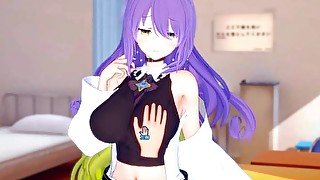 【エロゲーコイカツ！】VTuber ムーナ・ホシノヴァ3DCGアニメ動画(バーチャルYoutuber)[Hentai Game Koikatsu! Moona Hoshinova(Anime 3DCG