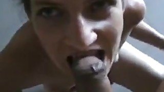 Blowjob im Bad