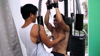 Asian Twink Vahn Tied and Tickled