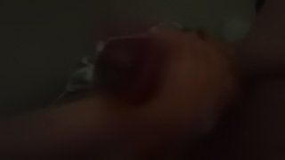 HOT GF JERKS MY HUGE COCK AFTER I MADE HER CUM TWICE