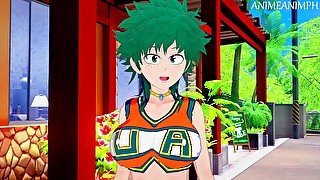 MY HERO ACADEMIA FEMALE DEKU IZUMI MIDORIYA ANIME HENTAI 3D UNCENSORED