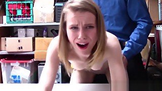 Shoplifting teen 18+ Catarina Gets Fucked