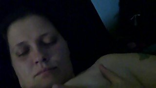 Fucking wife While She Plays with Her Tits