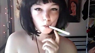 Fabulous homemade Solo Girl, Smoking porn video