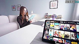 Nerdy Teen 18+ Stepsis Gets A Facial Instead Of Help With Homework