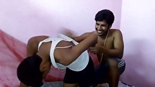 Indian boy stripped naked